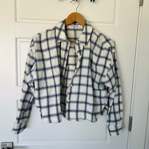 Madewell Cropped Flannel Shirt